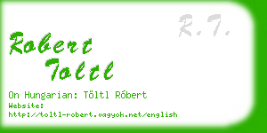 robert toltl business card